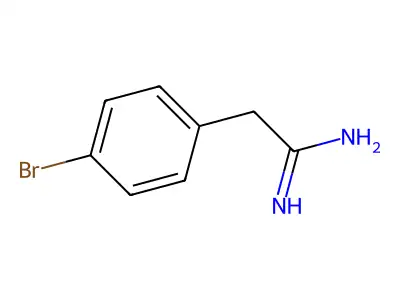 2(4-Bromo-phenyl)-acetamidine structure