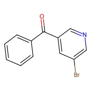(5-Bromopyridin-3-yl)(phenyl)methanone structure