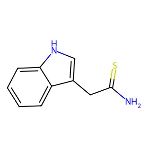 2-(1H-indol-3-yl)ethanethioamide structure