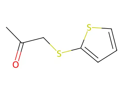 (2-Thienylthio)acetone structure