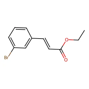 Ethyl 3-(3-bromophenyl)acrylate structure