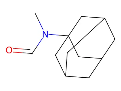 N-(1-adamantyl)-N-methylformamide structure