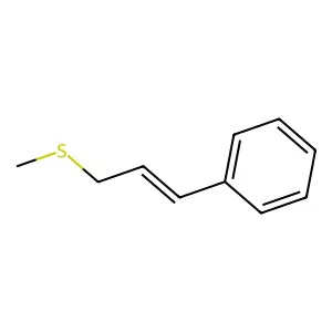 3-Methylsulfanylprop-1-enylbenzene structure