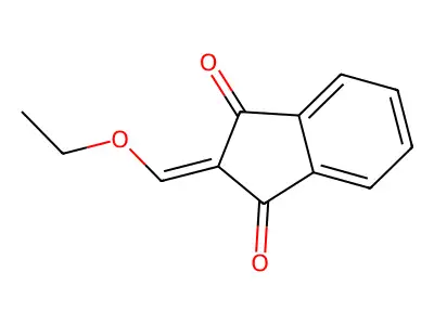 2-(Ethoxymethylene)indane-1,3-dione structure
