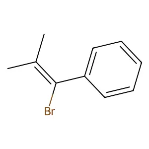 Benzene, (1-bromo-2-methyl-1-propenyl)- structure