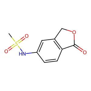 N-(1-oxo-3H-2-benzofuran-5-yl)methanesulfonamide structure