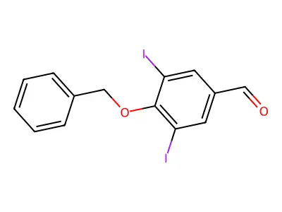 4-(Benzyloxy)-3,5-diiodobenzaldehyde structure