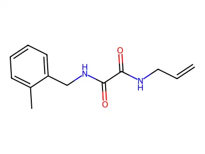N'-[(2-methylphenyl)methyl]-N-prop-2-enyloxamide structure