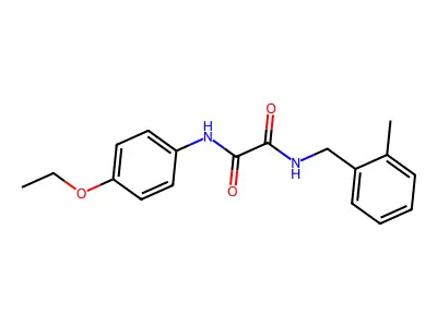 N'-(4-ethoxyphenyl)-N-[(2-methylphenyl)methyl]oxamide structure