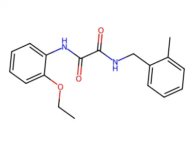 N'-(2-ethoxyphenyl)-N-[(2-methylphenyl)methyl]oxamide structure