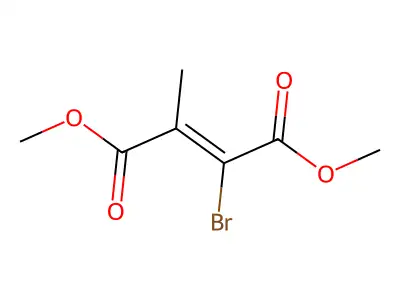 2-Butenedioic acid, 2-bromo-3-methyl-, dimethyl ester, (Z)- structure
