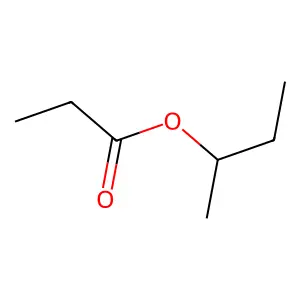 Propanoic acid, 1-methylpropyl ester structure