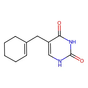 5-(cyclohexen-1-ylmethyl)-1H-pyrimidine-2,4-dione structure