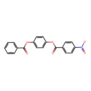 (4-Benzoyloxyphenyl) 4-nitrobenzoate structure