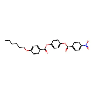 4-[(4-Nitrobenzoyl)oxy]phenyl 4-(hexyloxy)benzoate structure