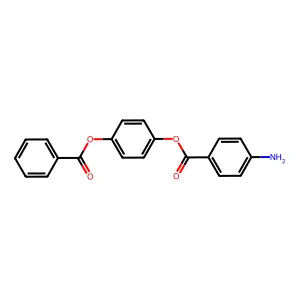 (4-Benzoyloxyphenyl) 4-aminobenzoate structure