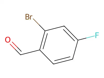 2-Bromo-4-fluorobenzaldehyde structure