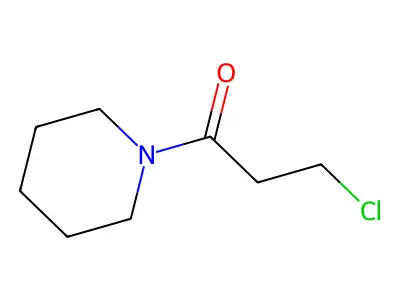 3-Chloro-1-(piperidin-1-yl)propan-1-one structure