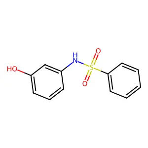 N-(3-羟基苯基)苯磺酰胺 structure