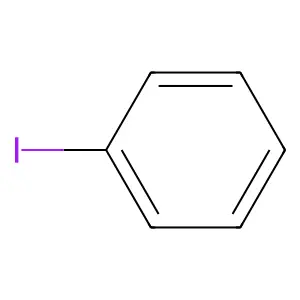 碘苯 structure