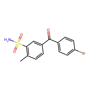 5-(4-Bromobenzoyl)-2-methylbenzene-1-sulfonamide structure