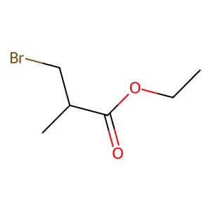 3-溴-2-甲基丙酸乙酯 structure