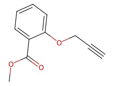 Methyl 2-(prop-2-yn-1-yloxy)benzoate structure
