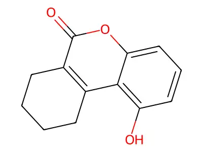 1-Hydroxy-7,8,9,10-tetrahydrobenzo[c]chromen-6-one structure