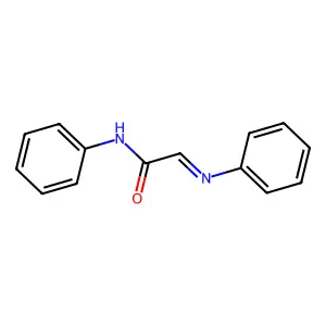 Acetamide, N-phenyl-2-(phenylimino)- structure