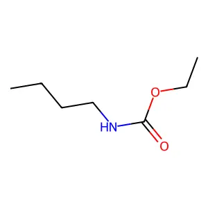 Carbamic acid, N-butyl-, ethyl ester structure