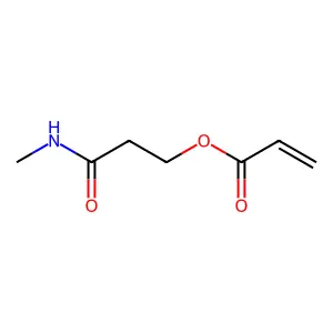3-(Methylamino)-3-oxopropyl 2-propenoate structure