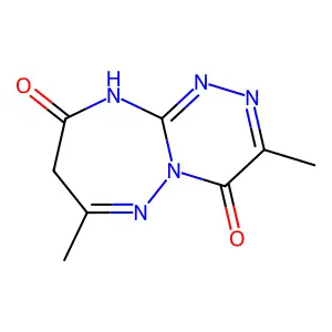 3,7-Dimethyl-[1,2,4]triazino[4,3-b][1,2,4]triazepine-4,9(1H,8H)-dione structure