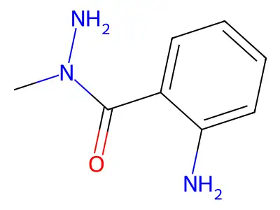 2-Amino-N-methylbenzohydrazide structure