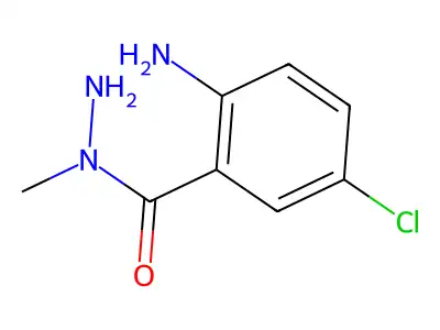 2-amino-5-chloro-N-methylbenzohydrazide structure
