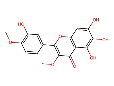 Quercetagetin 3,4'-dimethyl ether structure