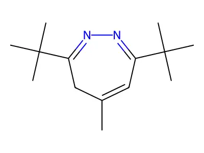 4H-1,2-Diazepine, 3,7-bis(1,1-dimethylethyl)-5-methyl- structure