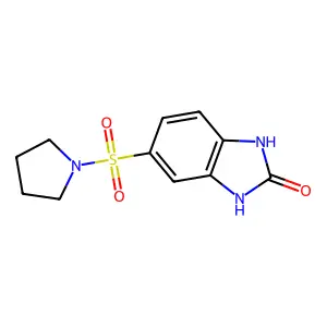 5-(Pyrrolidine-1-sulfonyl)-1,3-dihydro-benzoimidazol-2-one structure
