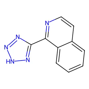 1-(1H-1,2,3,4-tetrazol-5-yl)isoquinoline structure