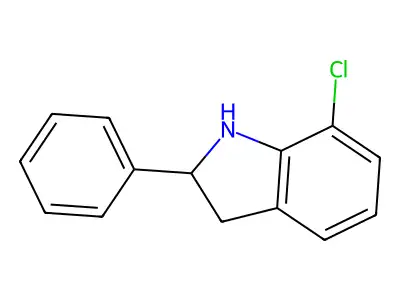 7-Chloro-2-phenylindoline structure
