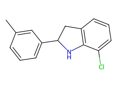 7-Chloro-2-(m-tolyl)indoline structure