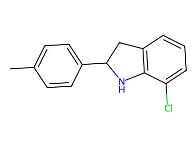 7-Chloro-2-(p-tolyl)indoline structure