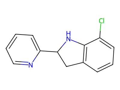 7-Chloro-2-(pyridin-2-yl)indoline structure