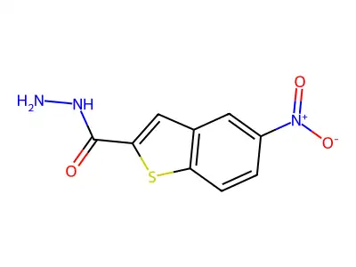 5-Nitro-benzo[b]thiophene-2-carboxylic acid hydrazide structure