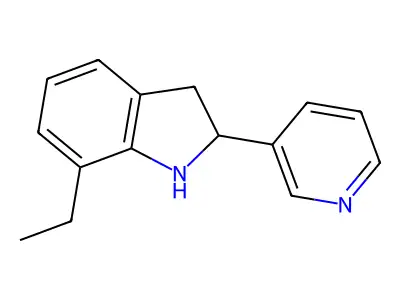 7-Ethyl-2-(pyridin-3-yl)indoline structure