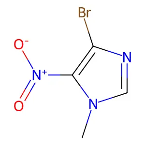 4-Bromo-1-methyl-5-nitro-1H-imidazole structure