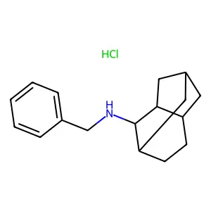 N-Benzyloctahydro-1H-2,5-methanoinden-4-amine--hydrogen chloride (1/1) structure