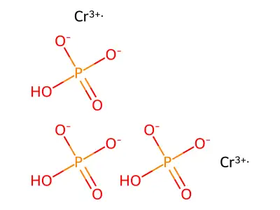 Dichromium tris(hydrogen phosphate) structure