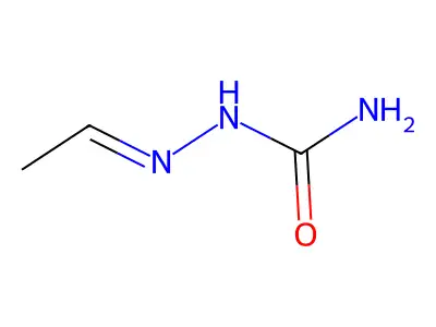 (Ethylideneamino)urea structure