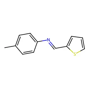 N-(4-Methylphenyl)-1-thiophen-2-YL-methanimine structure
