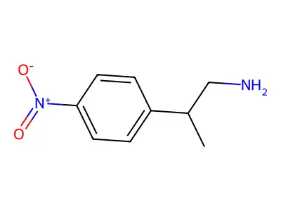 2-(4-Nitrophenyl)propan-1-amine structure